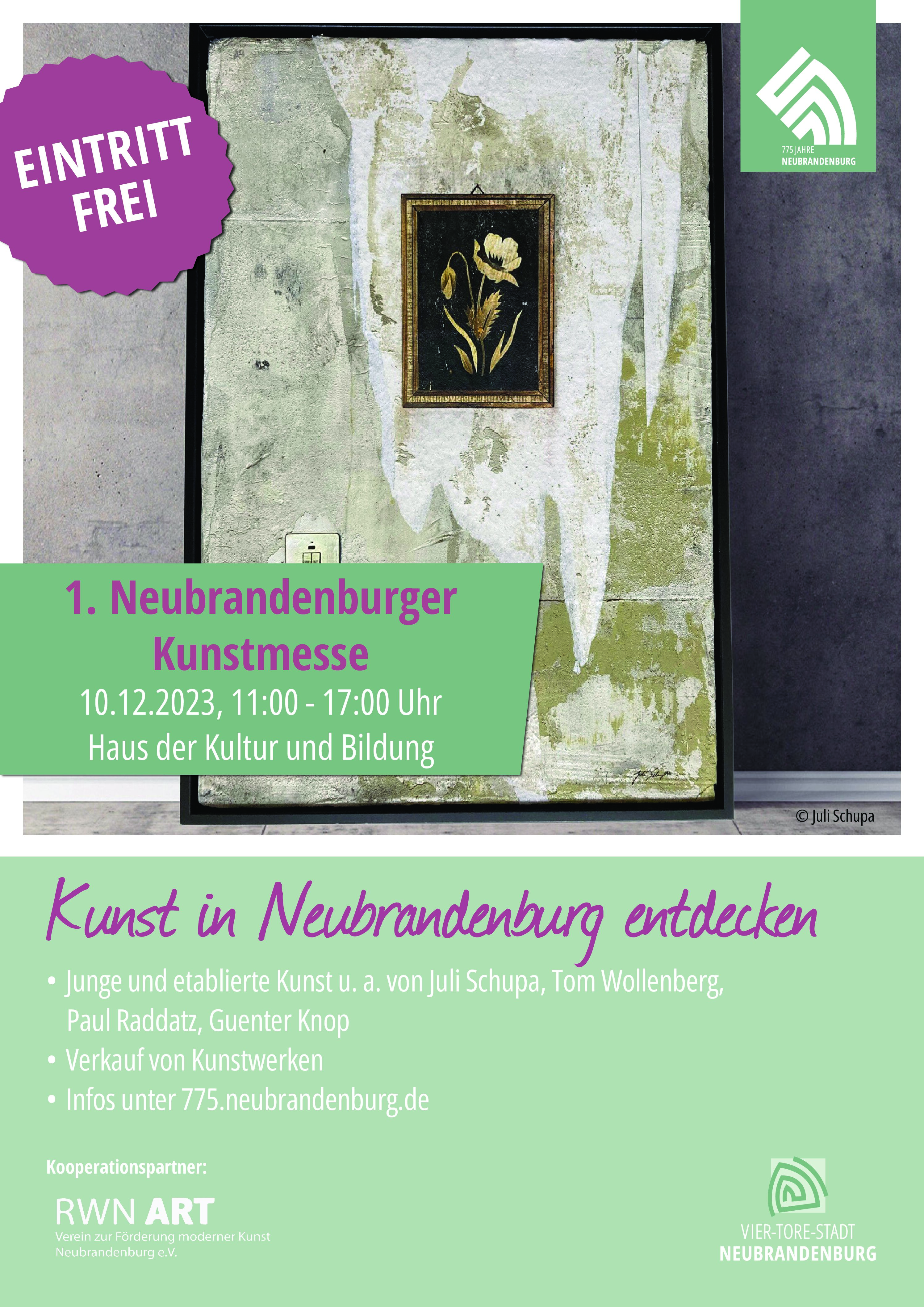 1. Neubrandenburger Kunstmesse