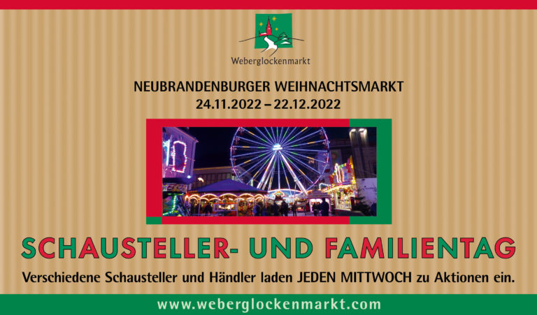 WEBERGLOCKENMARKT: Heute ist FAMILIENTAG!