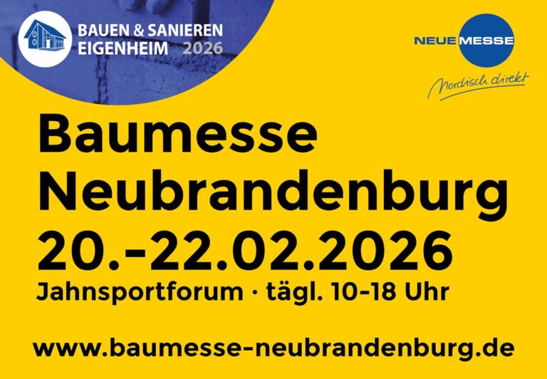 27. „Bauen & Sanieren – Eigenheim“ Messe Neubrandenburg