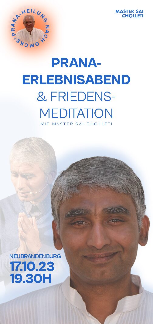 Prana-Erlebnisabend mit Master Sai Choletti