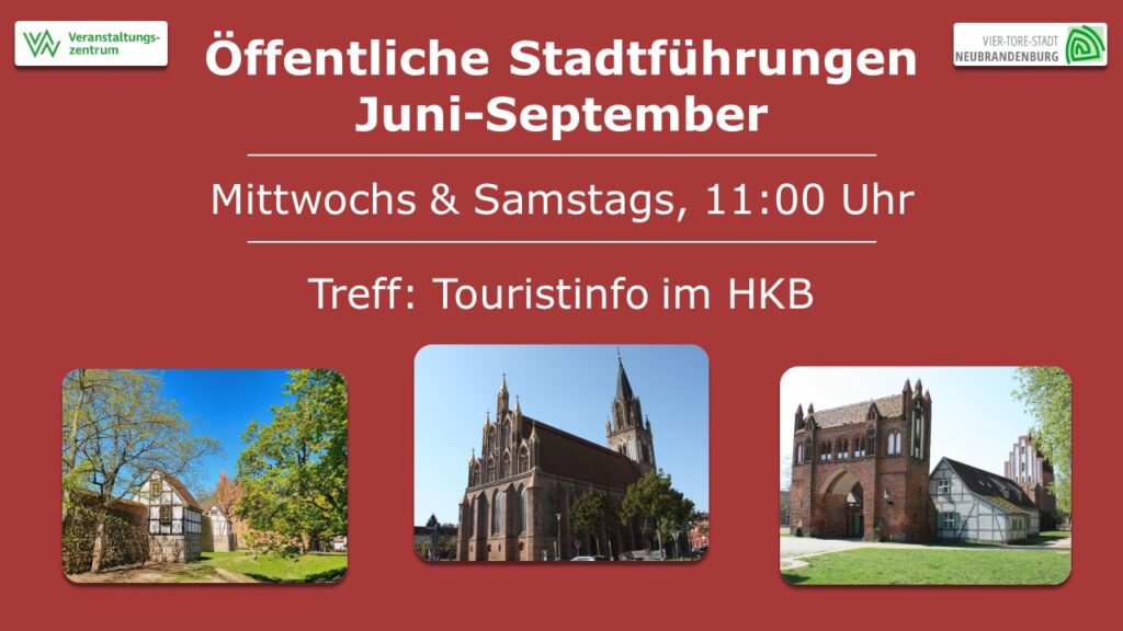 Öffentliche Stadtführung im Sommer