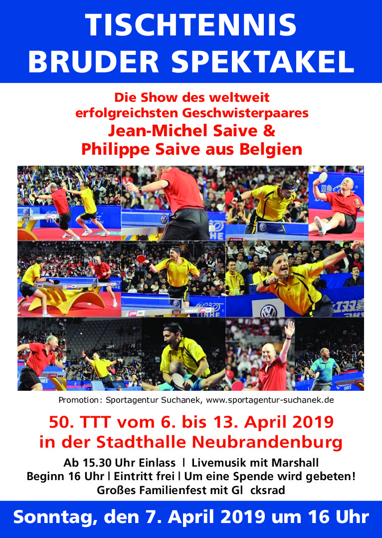 TISCHTENNIS BRUDER SPEKTAKEL
